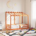 vidaXL Kinderbed met bedhuis 70x140 cm massief grenenhout, Verzenden, Nieuw