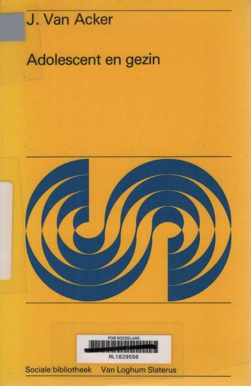 Adolescent en gezin 9789060018187 Acker, Boeken, Studieboeken en Cursussen, Gelezen, Verzenden