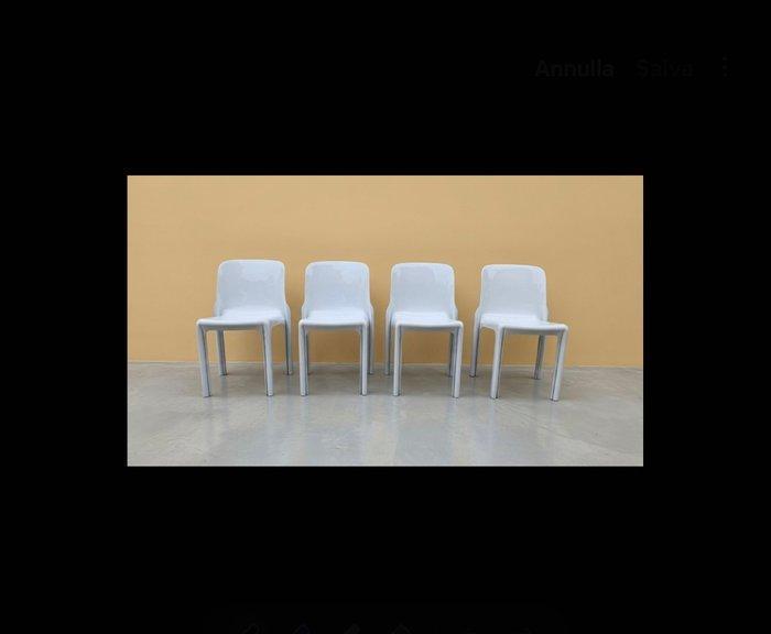 Artemide - Vico Magistretti - Stoel (4) - Selene - SMC, Antiek en Kunst, Antiek | Meubels | Stoelen en Sofa's