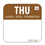 Oplosbare blanco kleurcode voedseletiketten donderdag |, Zakelijke goederen, Verzenden, Nieuw in verpakking
