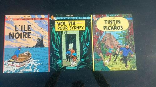 Tintin - T7 + T22 + T23 - 3 Album - Eerste druk - 1966/1976, Boeken, Stripverhalen