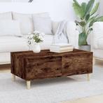 vidaXL Salontafel 90x50x36,5 cm bewerkt hout gerookt, Huis en Inrichting, Tafels | Salontafels, Verzenden, Nieuw