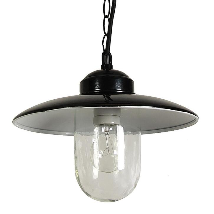 Industriële lampen Hanglamp Solingen Hang Zwart, Huis en Inrichting, Lampen | Hanglampen, 75 cm of meer, Nieuw, Metaal, Overige materialen