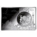 Tchad. 1 oz 1000 CFA Chad Kookaburra Silver Coin-bar Set, Postzegels en Munten