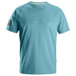Snickers 2580 logo t-shirt - 5700 - aqua blue - maat l, Doe-het-zelf en Bouw, Veiligheidskleding