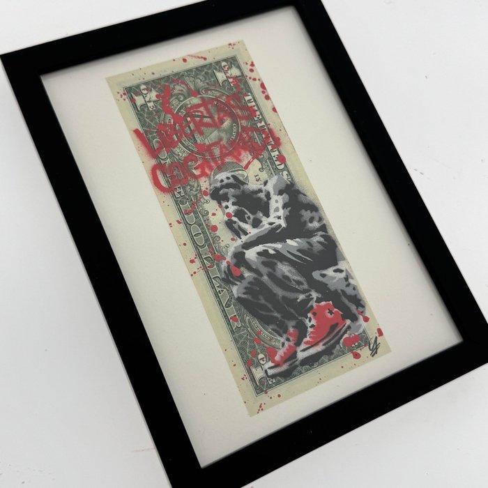 WhyCreationz (XX-XXI) - The Converse Thinker / DollarArt, Antiek en Kunst, Kunst | Designobjecten