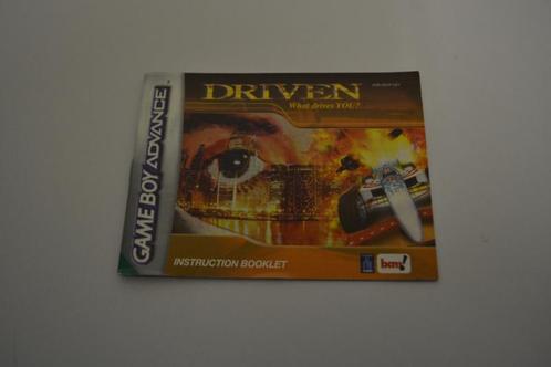 Driven (GBA  UKV MANUAL), Games en Spelcomputers, Spelcomputers | Nintendo Consoles | Accessoires