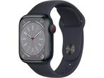Apple Watch Series 8 - Smartwatch - GPS + Cellular - 41mm -, Handtassen en Accessoires, Smartwatches, Verzenden, Zo goed als nieuw