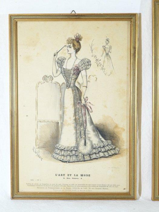 Onbekende kunstenaar - Moda dell800, Antiek en Kunst, Curiosa en Brocante