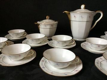 Limoges - Service à thé pour 10 personnes (22) - Porcelaine