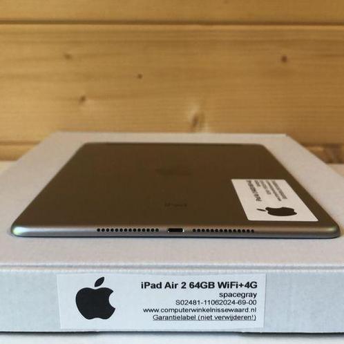 nieuwstaat Apple iPad 9.7 Air 2 64GB WiFi (4G) zwart + 12, Informatique & Logiciels, Apple iPad Tablettes, Enlèvement ou Envoi