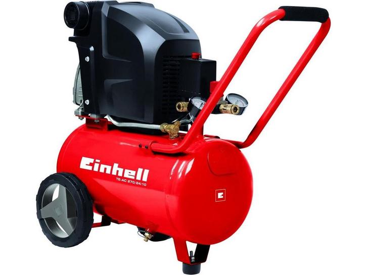 Einhell TE-AC 270/24/10 - Elektrische Compressor - 24 L tank, Doe-het-zelf en Bouw, Gereedschap | Boormachines, Zo goed als nieuw