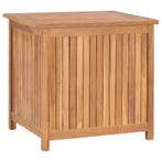 vidaXL Opbergbox 60x50x58 cm massief teakhout, Tuin en Terras, Bergingen en Tuinkasten, Verzenden, Nieuw