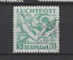 Suriname 1941 - Luchtpost Mercuriuskop Indische druk - NVPH, Gestempeld