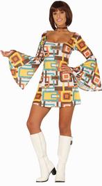 Disco 70S Jurk Dames, Kleding | Dames, Carnavalskleding en Feestkleding, Nieuw, Verzenden