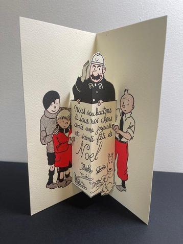 Document - Hergé - Carte de vœux officielle Moulinsart