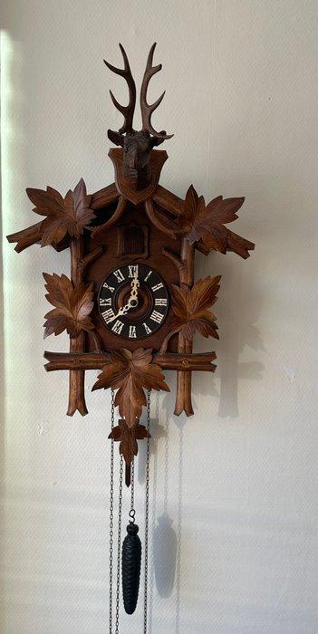 Pendule à coucou - Antique Bois - 1910-1920, Antiek en Kunst, Antiek | Klokken
