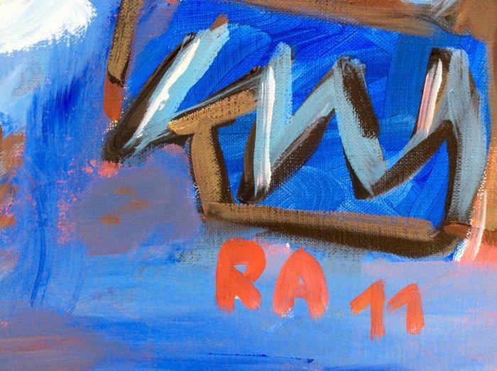 Ralf Altrieth (1966) - On va voir le nouveau-né, Antiek en Kunst, Kunst | Schilderijen | Modern