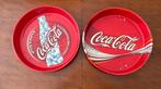 Collectie merkartikelen - Merchandising Coca-Cola: 2 metalen