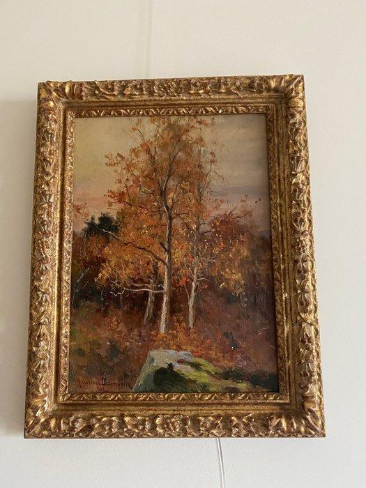 Maurice Dainville (1856-1943) - Paysage forestier, Antiek en Kunst, Kunst | Schilderijen | Klassiek