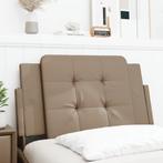 vidaXL Hoofdbordkussen 90 cm kunstleer cappuccinokleurig, Huis en Inrichting, Slaapkamer | Bedden, Verzenden, Nieuw