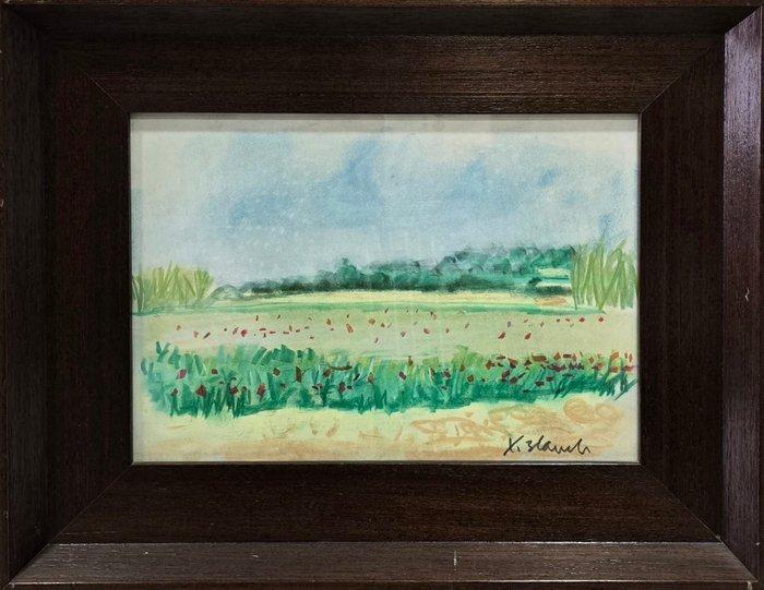 Xavier Blanch Pla (1918-1999) - NO RESERVE - Flores al, Antiek en Kunst, Kunst | Schilderijen | Klassiek