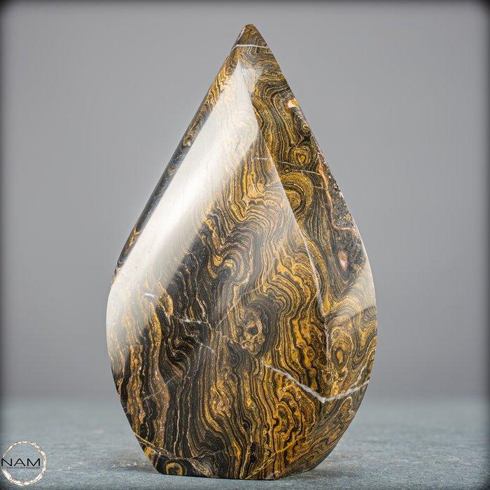 Natuurlijke vlam uit versteende algen Een kunstwerk uit de, Antiquités & Art, Curiosités & Brocante