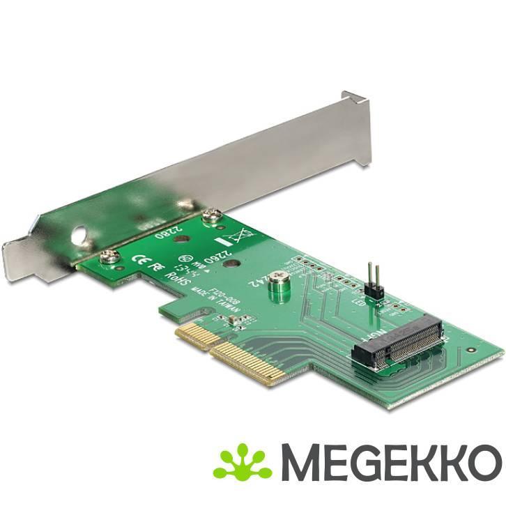 Delock 89370 PCI Express x4-kaart > 1 x interne NVMe M.2 Key, Informatique & Logiciels, Cartes réseau, Envoi