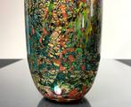 Maxence Parot - Vase - Vase unique couleurs et Or - Verre