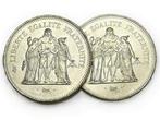 Frankrijk. 50 Francs hercule X 2, Postzegels en Munten