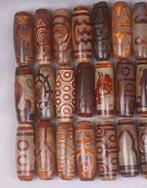 Dzi Parels - Tibetaans Dzi Jaspis - Draken Dzi, Guanyin Dzi,