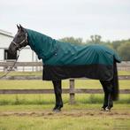 vidaXL Paardendeken Donkergroen en zwart 115 cm Polyester, Dieren en Toebehoren, Verzenden, Nieuw