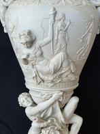 Imposante vaas gesigneerd E. Jammes , (38,5 cm) - Vaas -