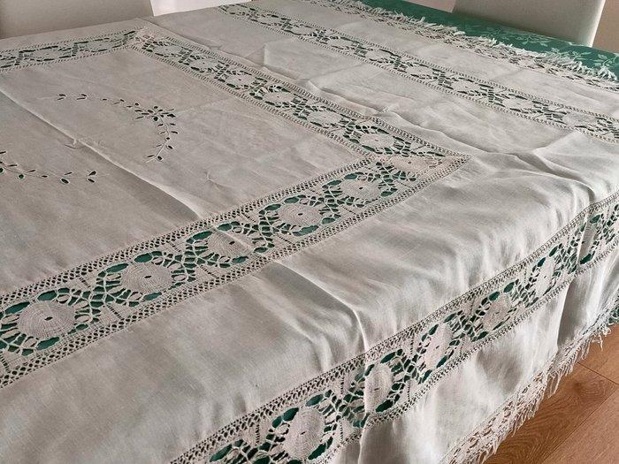 Tafelkleed - 159 cm - 143 cm, Antiek en Kunst, Antiek | Tapijten, Tafelkleden en Textiel