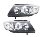 PHARES POUR BMW SÉRIE 3 E90 4P E91 TOURING 05-08 FOND CHROMÉ, Auto-onderdelen, Verlichting, Verzenden, Nieuw