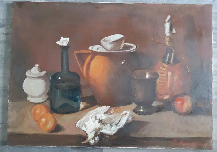 Maurizio Cusumano (XX) - Natura morta, Antiek en Kunst, Kunst | Schilderijen | Klassiek