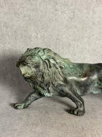 Statue, Leeuw - 15 cm - Bronze, Antiek en Kunst