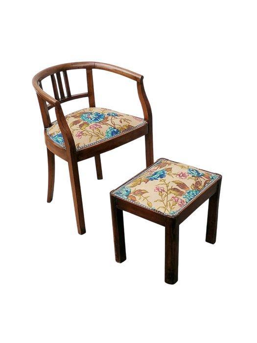 Manifattura Italiana - Poltoncina a Pozzetto - Fauteuil (2), Antiquités & Art, Curiosités & Brocante