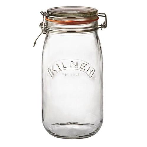 Weckpot glas met beugelsluiting 1,5L | 13,7x11,3x23(h)cm, Zakelijke goederen, Horeca | Keukenapparatuur, Nieuw in verpakking, Verzenden