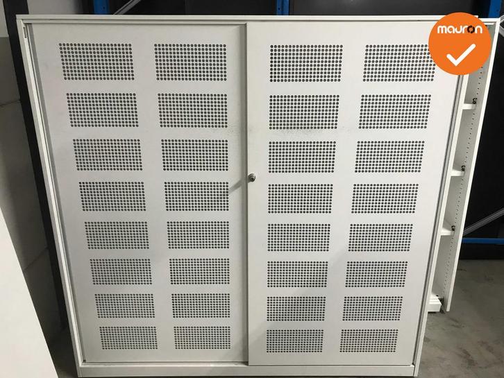Schuifdeurkast - Ahrend - akoestisch - 160x160x45cm - wit, Zakelijke goederen, Kantoor en Winkelinrichting | Kantoormeubilair en Inrichting