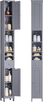 Badkamerkast - smalle opbergkast - 180 cm hoog -, Verzenden, Nieuw