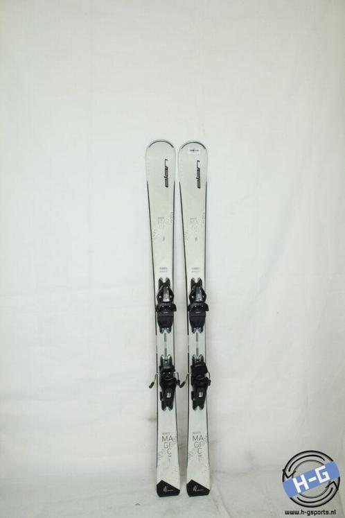 Refurbished - Ski - Elan White Magic - 146, Sport en Fitness, Skiën en Langlaufen, Ski, 140 tot 160 cm, Gebruikt, Overige merken