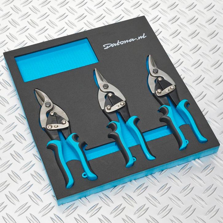 Datona 3-delige blikscharen gereedschapsset - Datona, Doe-het-zelf en Bouw, Gereedschap | Handgereedschap, Ophalen of Verzenden