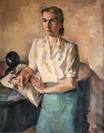 Henri Descamps (1898-1990) - Jeune femme - NO RESERVE, Antiquités & Art