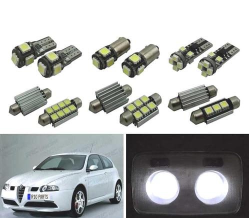 Kit 9 Ampoules Led Intérieur Pour Alfa Romeo 147 00-10, Auto-onderdelen, Verlichting, Verzenden