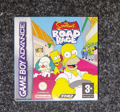 The Simpsons Road Rage (Nintendo Gameboy Advance tweedehands, Games en Spelcomputers, Games | Nintendo Game Boy, Ophalen of Verzenden