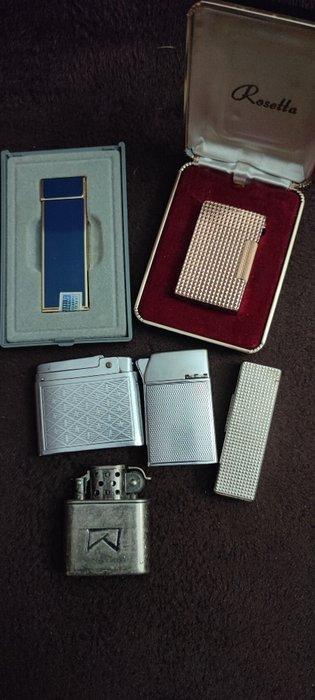 win,Azzaro,Silver match,Rosetta ,Sim, Malboro - Zonder, Verzamelen, Rookartikelen, Aanstekers en Luciferdoosjes