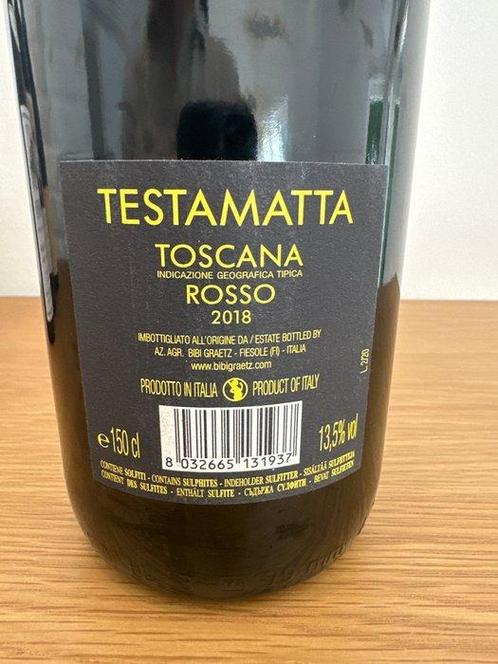 2018 Bibi Graetz, Testamatta - Toscane IGT - 1 Magnum (1,5, Verzamelen, Wijnen