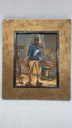 Jozef Mous (Jos Mous) (1896 – ald1968) - Havenarbeider, Antiquités & Art