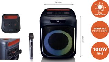 Lenco PA-KING - Draadloze Bluetooth Party Speaker - Met Verl, Verzenden